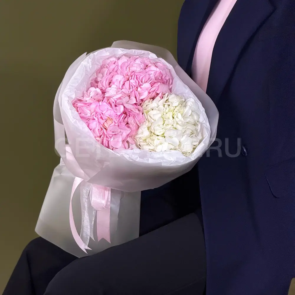 222839 Букет нежных гортензий (S)