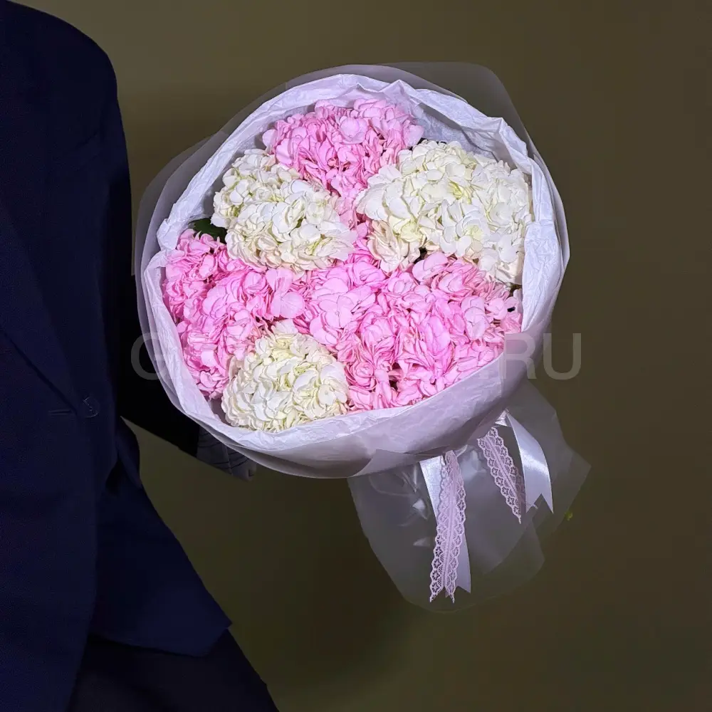 222841 Букет нежных гортензий (M)